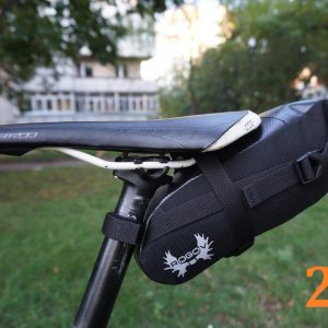 Bike Saddle Bag 1-4L – Bikepacking & Cycling Tool Bag – Secure Gear Storage