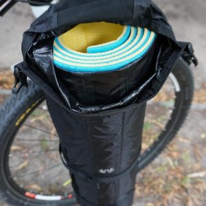 Bikepacking Mat Carrier  Fork Bag for Cycling Adventures | Secure, Waterproof & Lightweight