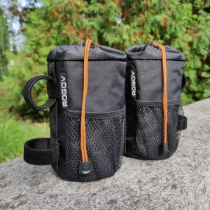 Bikepacking Snack Attack  1L Bike Stem Bag – Feed Bag, Bottle Holder – Adventure Ready!