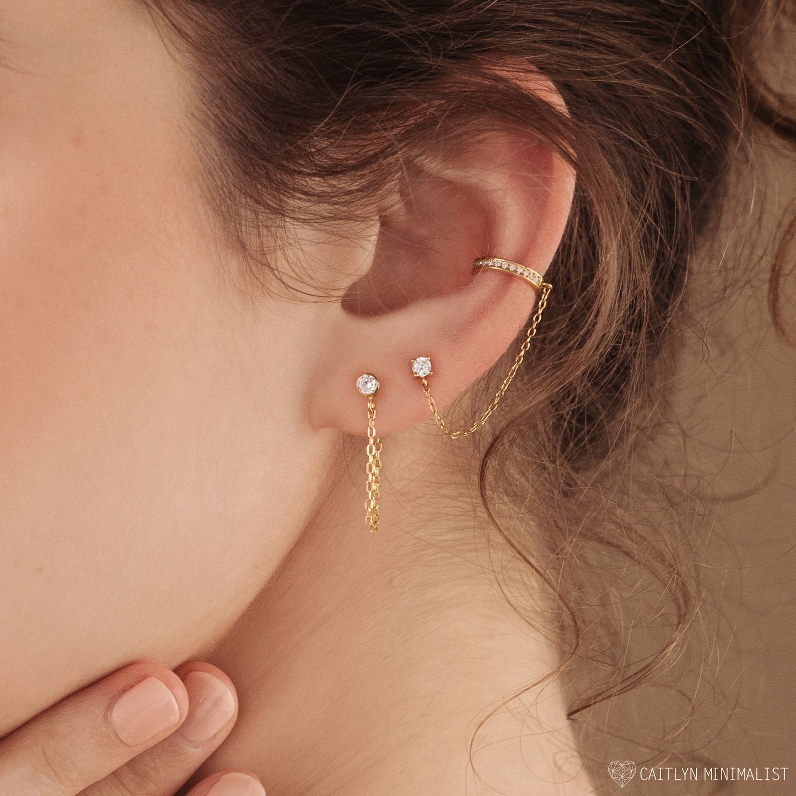 Birthstone Charm Earrings Celebrate Your Unique Story in Sterling Silver or Gold