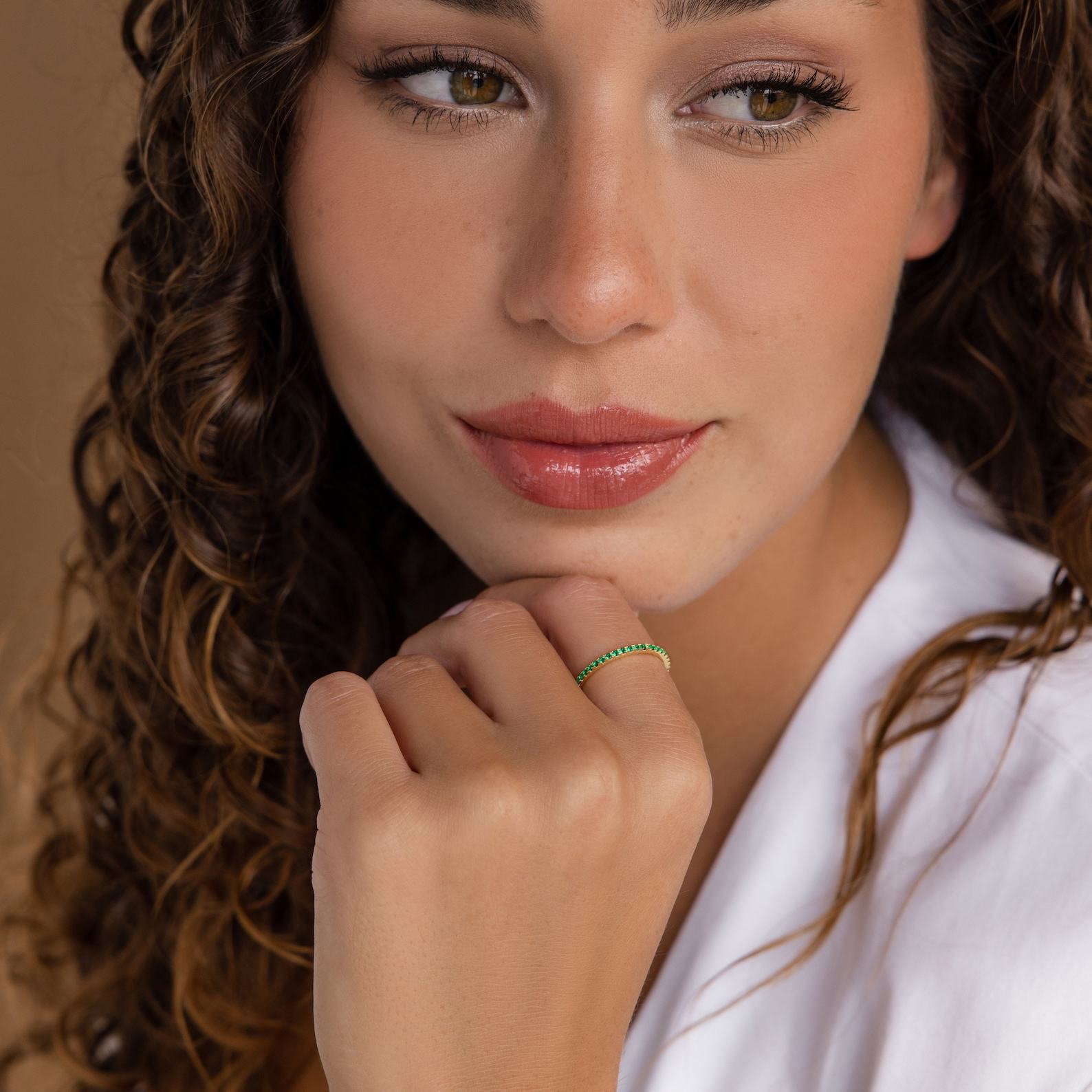 Birthstone Eternity Ring Celebrate Your Love with a Personalized Infinity Gemstone Band