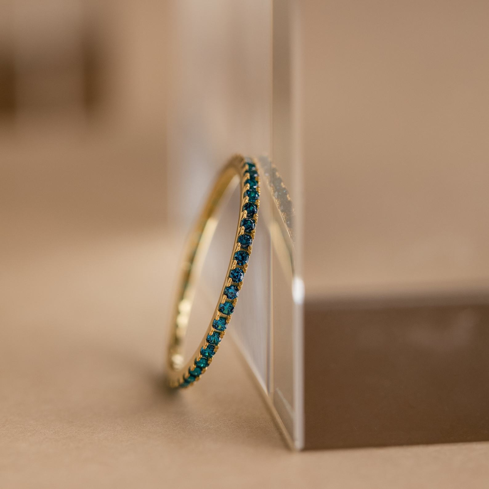 Birthstone Eternity Ring Celebrate Your Love with a Personalized Infinity Gemstone Band