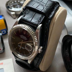 Black Alligator Leather Watch Strap A Timeless Classic for the Discerning Gentleman