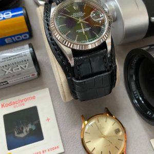 Black Alligator Leather Watch Strap A Timeless Classic for the Discerning Gentleman