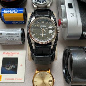 Black Alligator Leather Watch Strap A Timeless Classic for the Discerning Gentleman