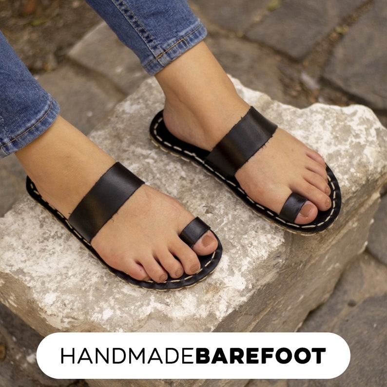 Black Barefoot Slippers for Women – Minimalist Comfort & Healthy Feet