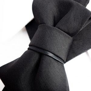 Black Bow Tie Sophisticated Elegance for the Modern Cavalier