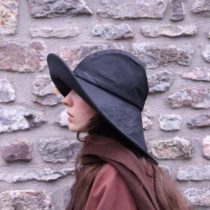 Black British Waxed Cotton Rainhat The Perfect Autumn Accessory