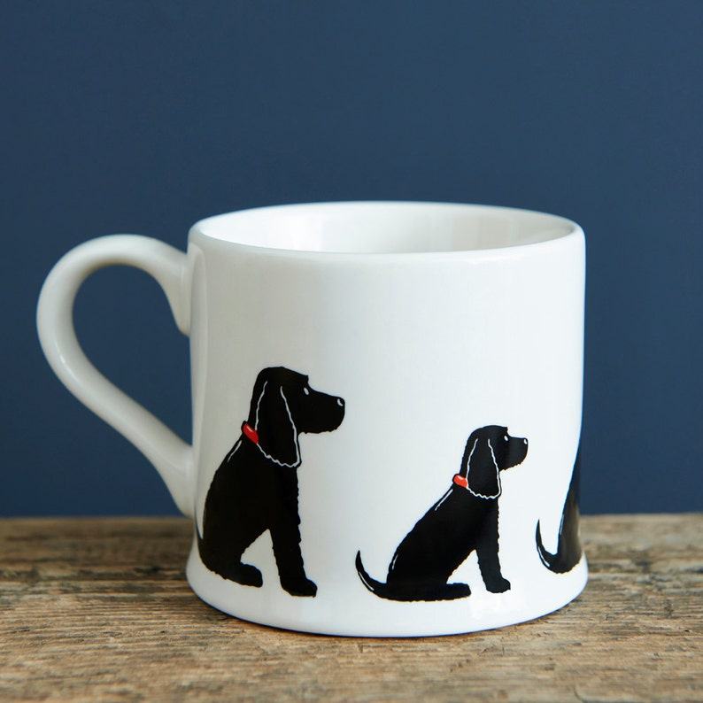 Black Cocker Spaniel Mug The Perfect Companion for Dog Lovers