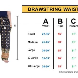 Black Elephant Pants Flowy Harem Pants for Men – Bohemian Comfort for Yoga, Dance, and Festivals