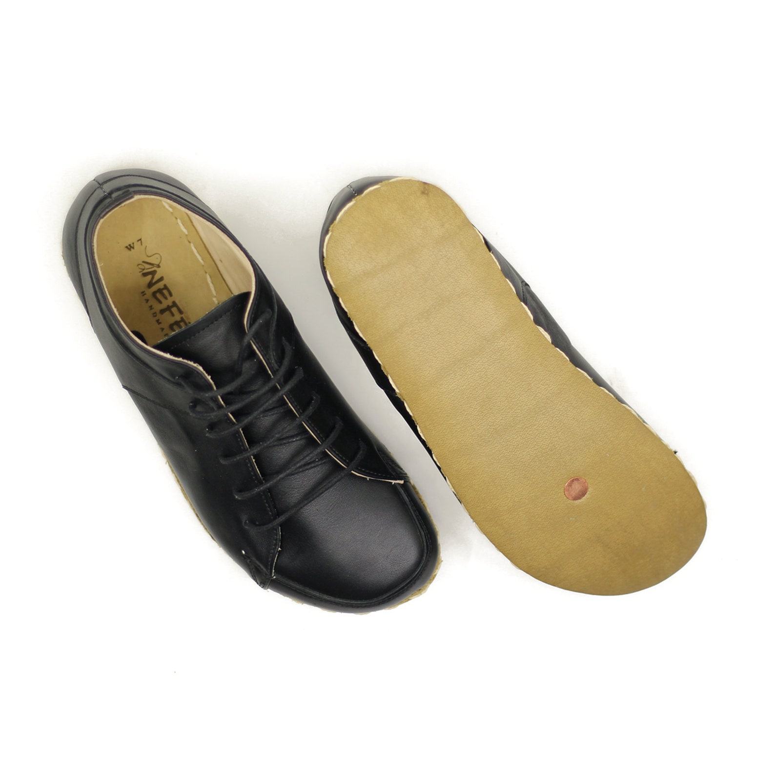 Black Leather Sneakers Elevate Your Style with Barefooters’ Handmade Comfort