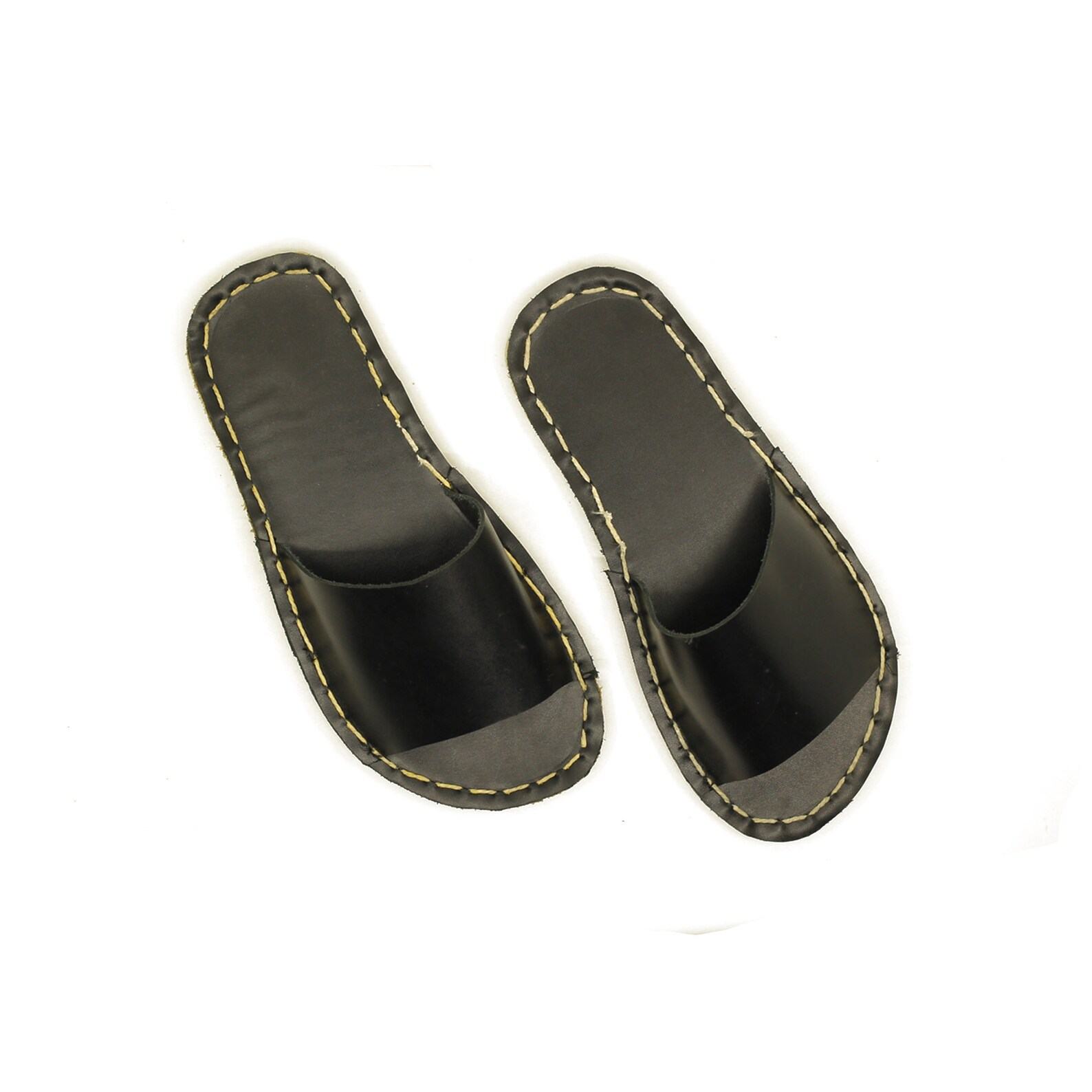 Black Leather Sole Sandals for Women – Stylish & Comfortable Summer Footwear