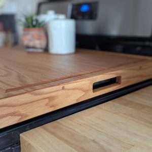 Black Walnut Stove Top Cover – Noodle Board, Cutting Board & Serving Tray