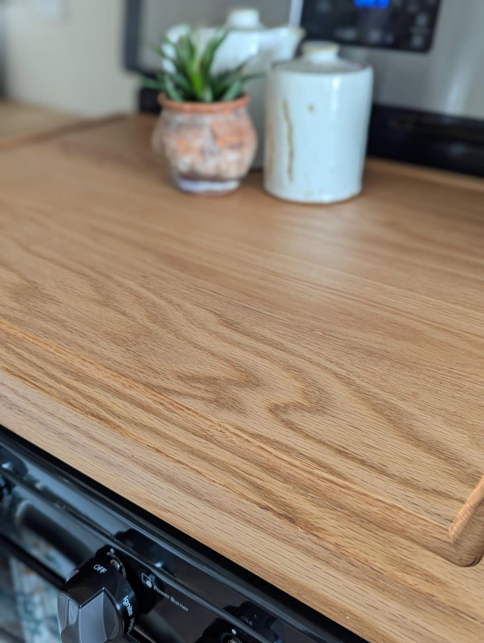 Black Walnut Stove Top Cover – Noodle Board, Cutting Board & Serving Tray - Image 2