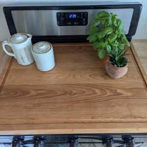 Black Walnut Stove Top Cover – Noodle Board, Cutting Board & Serving Tray
