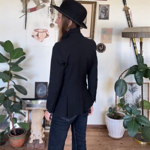 Black Wool Gucci Blazer Sophisticated Elegance in a Perfectly Tailored XS