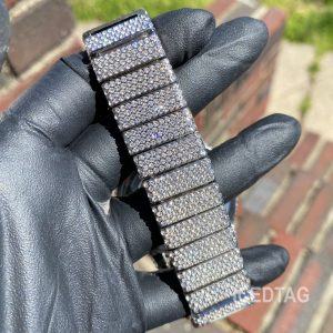 Blinged-Out Presidential Quartz Watch Elevate Your Style with Iced-Out Timekeeping