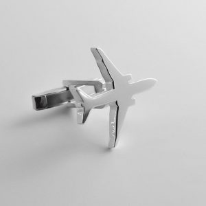 Boeing Airplane Cufflinks Elevate Your Style with Aviation Elegance