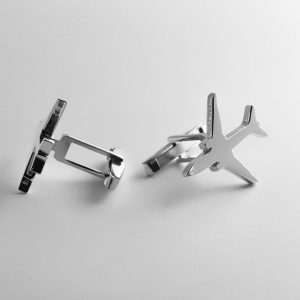 Boeing Airplane Cufflinks Elevate Your Style with Aviation Elegance
