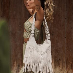 Bohemian Rhapsody Fringe Suede Purse for Festival Vibes