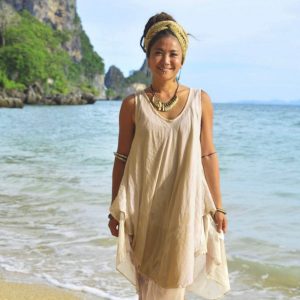 Bohemian Rhapsody Momoko Sandstone Midi Dress – Embrace Your Gypsy Spirit