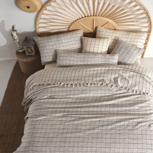 Bohemian Rhapsody Oversized Turkish Cotton Bedspread, Boho Throw Blanket, Farmhouse Bed Cover