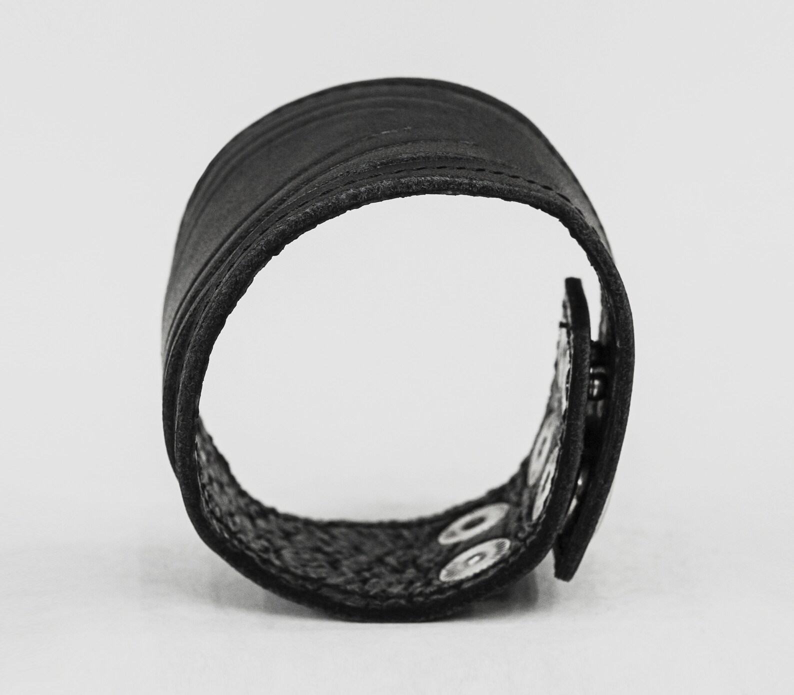 Boho Chic Leather Cuff A Statement Piece for Every Wrist - Image 6