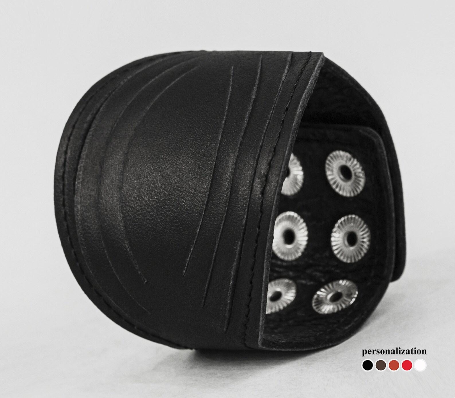 Boho Chic Leather Cuff A Statement Piece for Every Wrist - Image 5