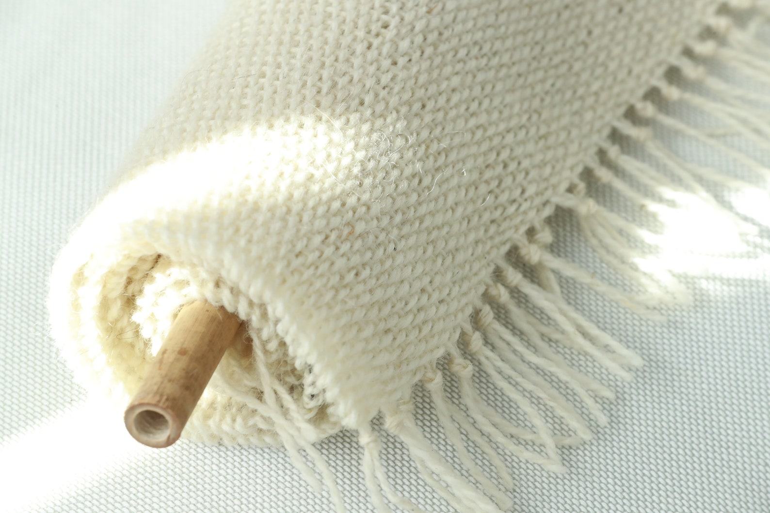 Boho Chic Macrame Wall Hanging, Woven Tapestry & Dip Dye Textile Art – Headboard & Decor