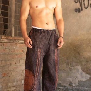 Boho-Chic Oversized Festival Trousers Sustainable, Handmade in Nepal