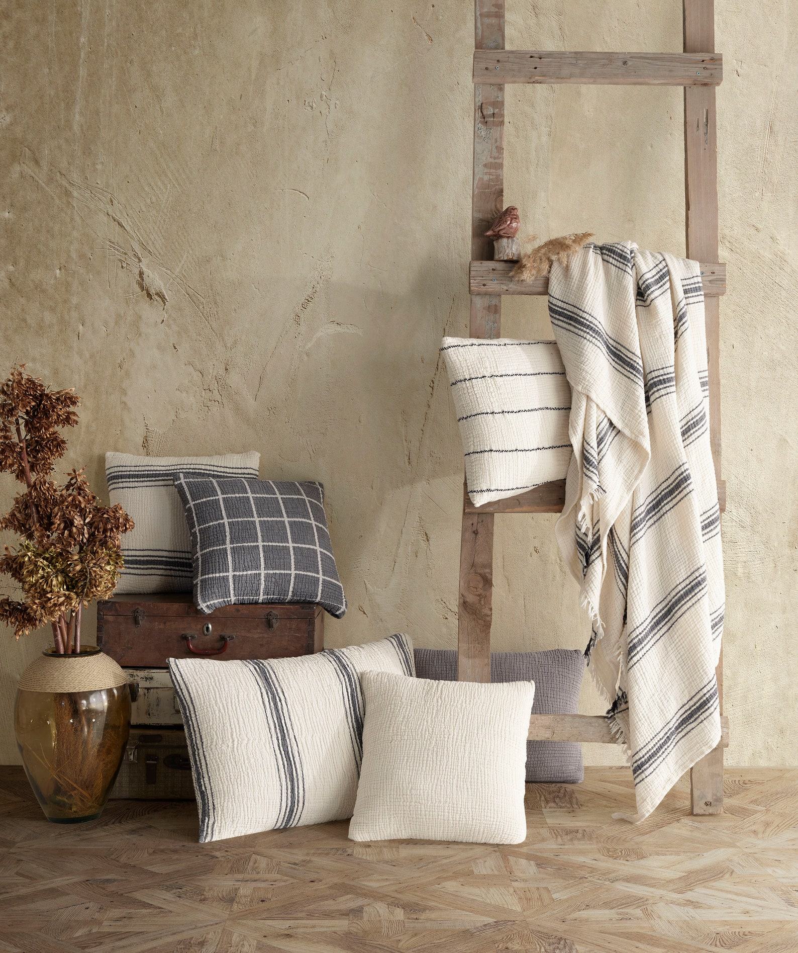 Boho King Size Cotton Gauze Throw Blanket Soft, Breathable, and Stylish Bedding - Image 6