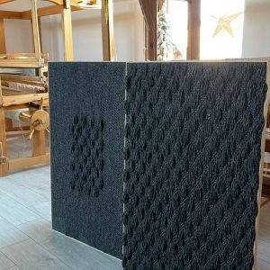 Boho Tapestry Wall Hanging – Large Framed Wool Art for Minimalist Decor & Unique Present