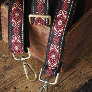 Boho Woven Guitar Strap Elevate Your Handbag with Retro Style