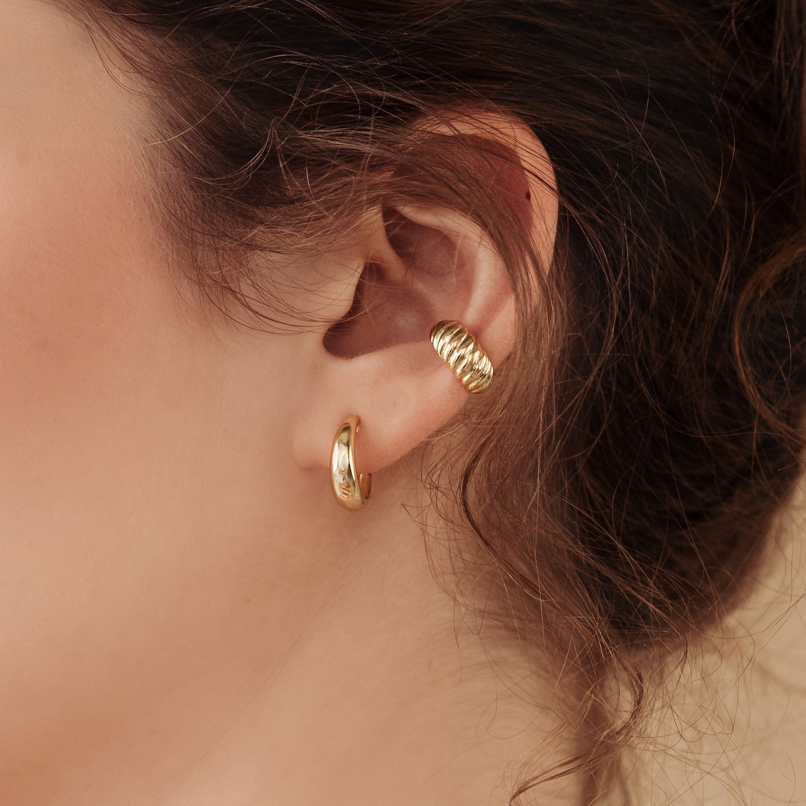 Bold and Beautiful Caitlyn’s Dome Hoops for Everyday Elegance