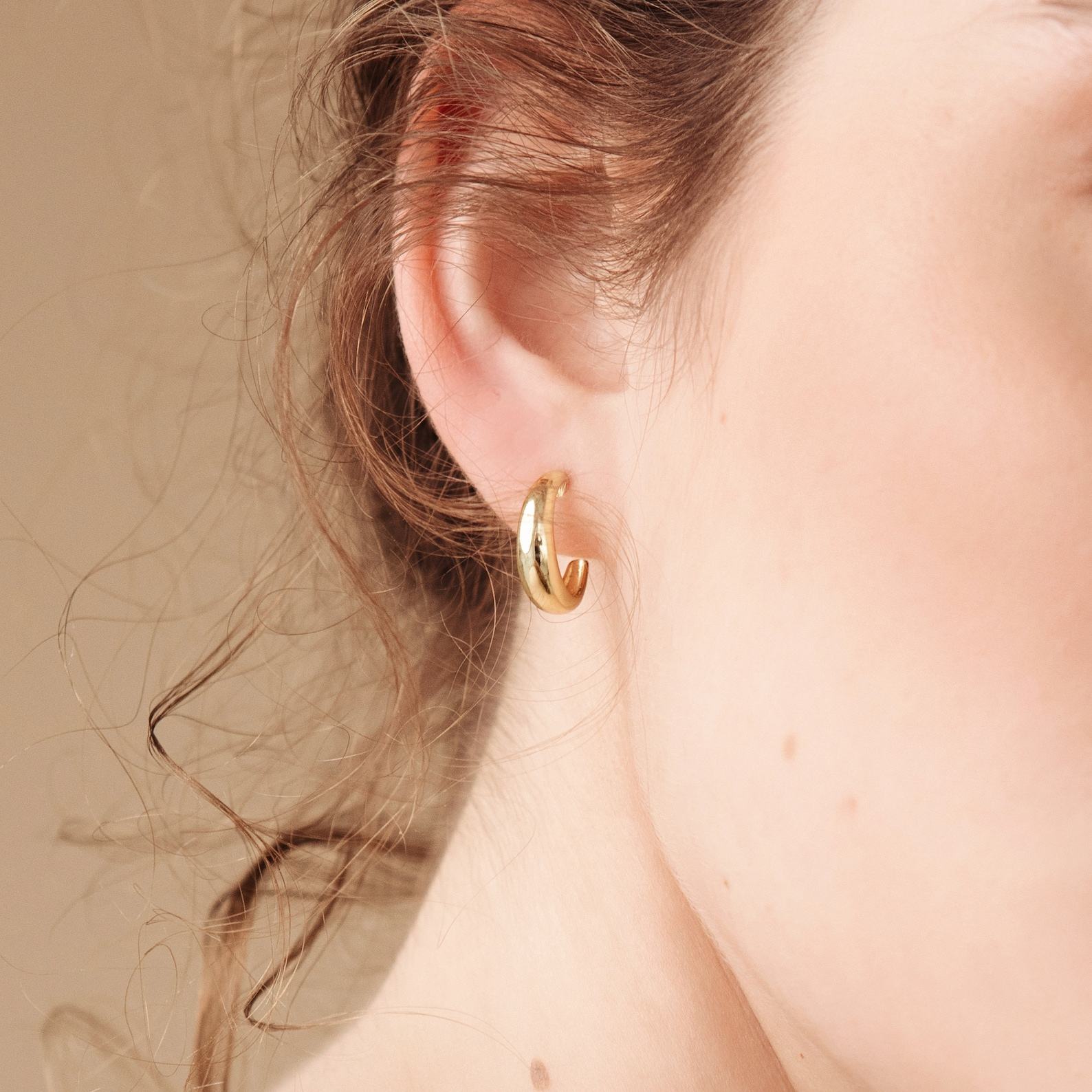 Bold and Beautiful Caitlyn’s Dome Hoops for Everyday Elegance