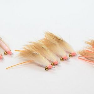 Bonefish Bunny Gotcha Selection 12 Premium Gamakatsu Hooked Flies for Bonefish Success