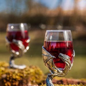 Breathtaking Dragon Wine Glasses Handcrafted Fantasy Barware for Enchanting Gatherings