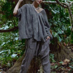 Breezy Bluish Gray Kaftan Elevate Your Summer Style with Comfort and Versatility