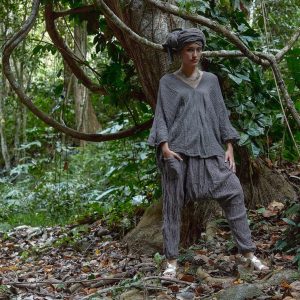 Breezy Bluish Gray Kaftan Elevate Your Summer Style with Comfort and Versatility