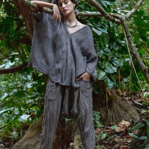 Breezy Bluish Gray Kaftan Elevate Your Summer Style with Comfort and Versatility