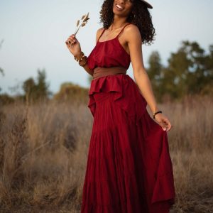 Breezy Bohemian Bliss Flowy Cotton Tank Top for Summer Days