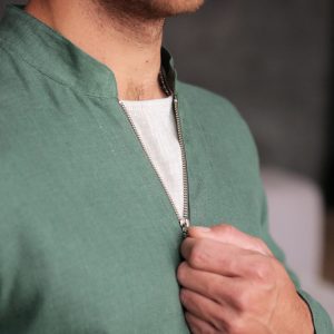 Breezy Linen Bomber The Perfect Summer Layer for Men