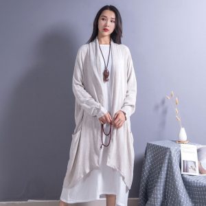 Breezy Linen Cardigan Effortless Style for Every Body