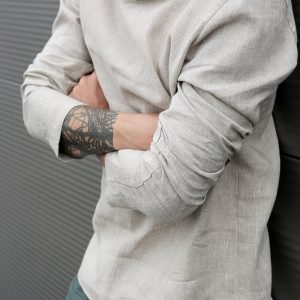 Breezy Linen Hoodie Embrace Summer Comfort in Natural Style