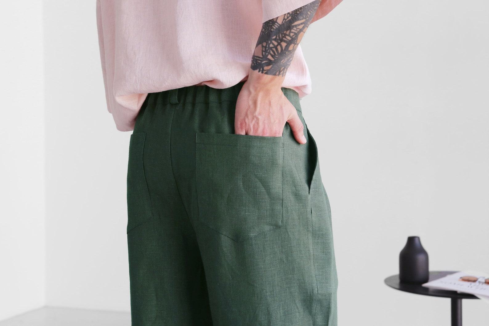 Breezy Linen Joggers Elevate Your Style with Comfort and Style - Image 5