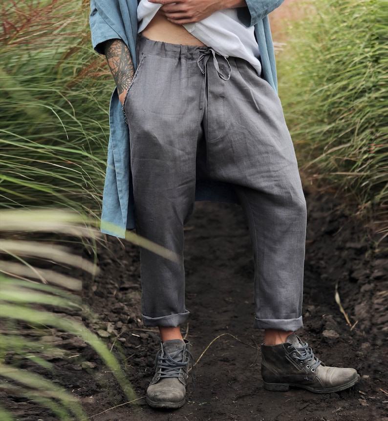 Breezy Linen Lounge Pants Sustainable Comfort for Modern Men