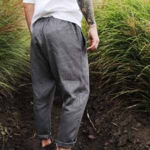 Breezy Linen Lounge Pants Sustainable Comfort for Modern Men
