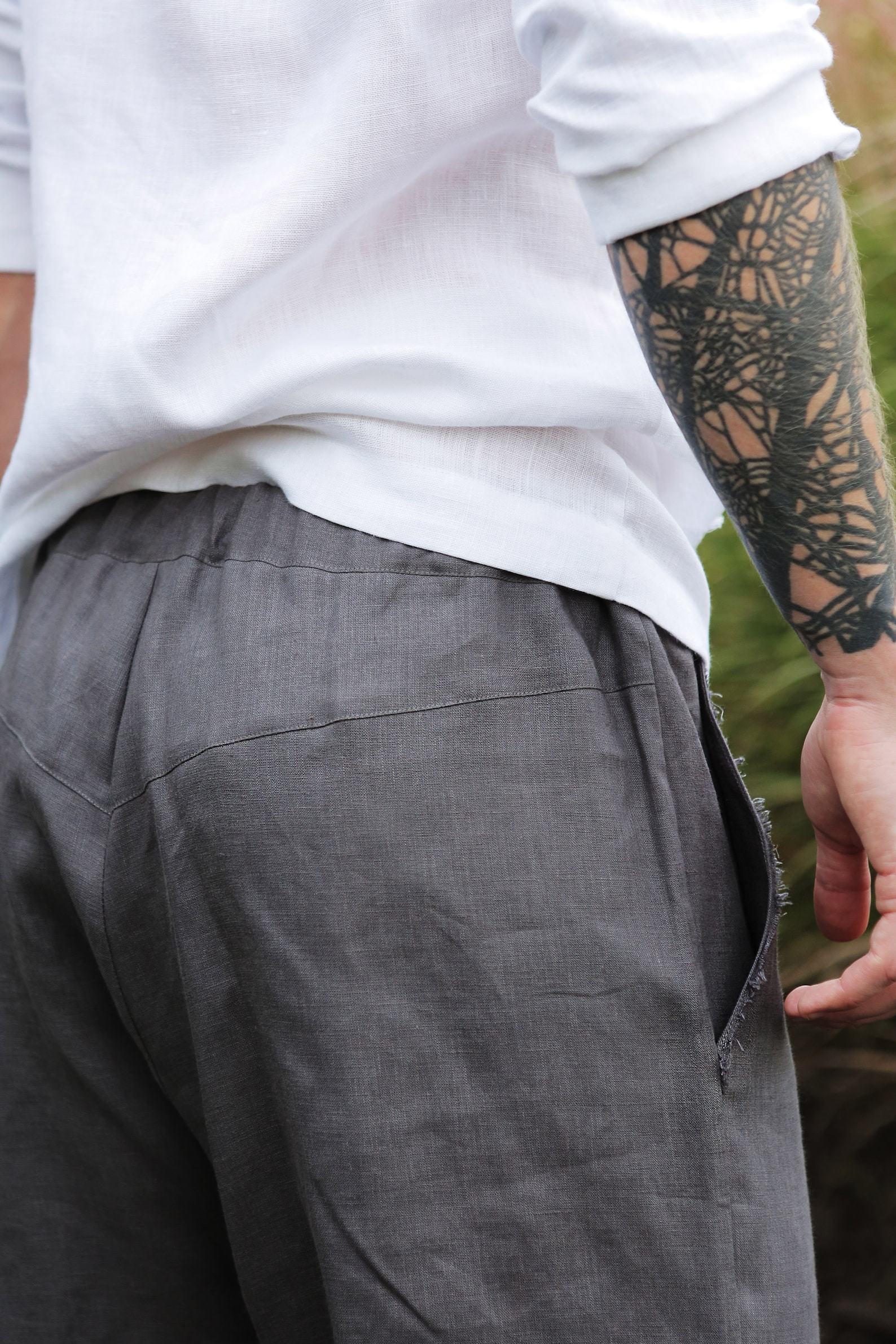 Breezy Linen Lounge Pants Sustainable Comfort for Modern Men - Image 5