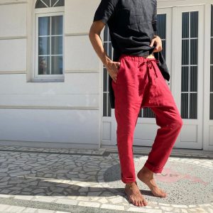 Breezy Linen Lounge Pants Sustainable Comfort for Summer and Beyond