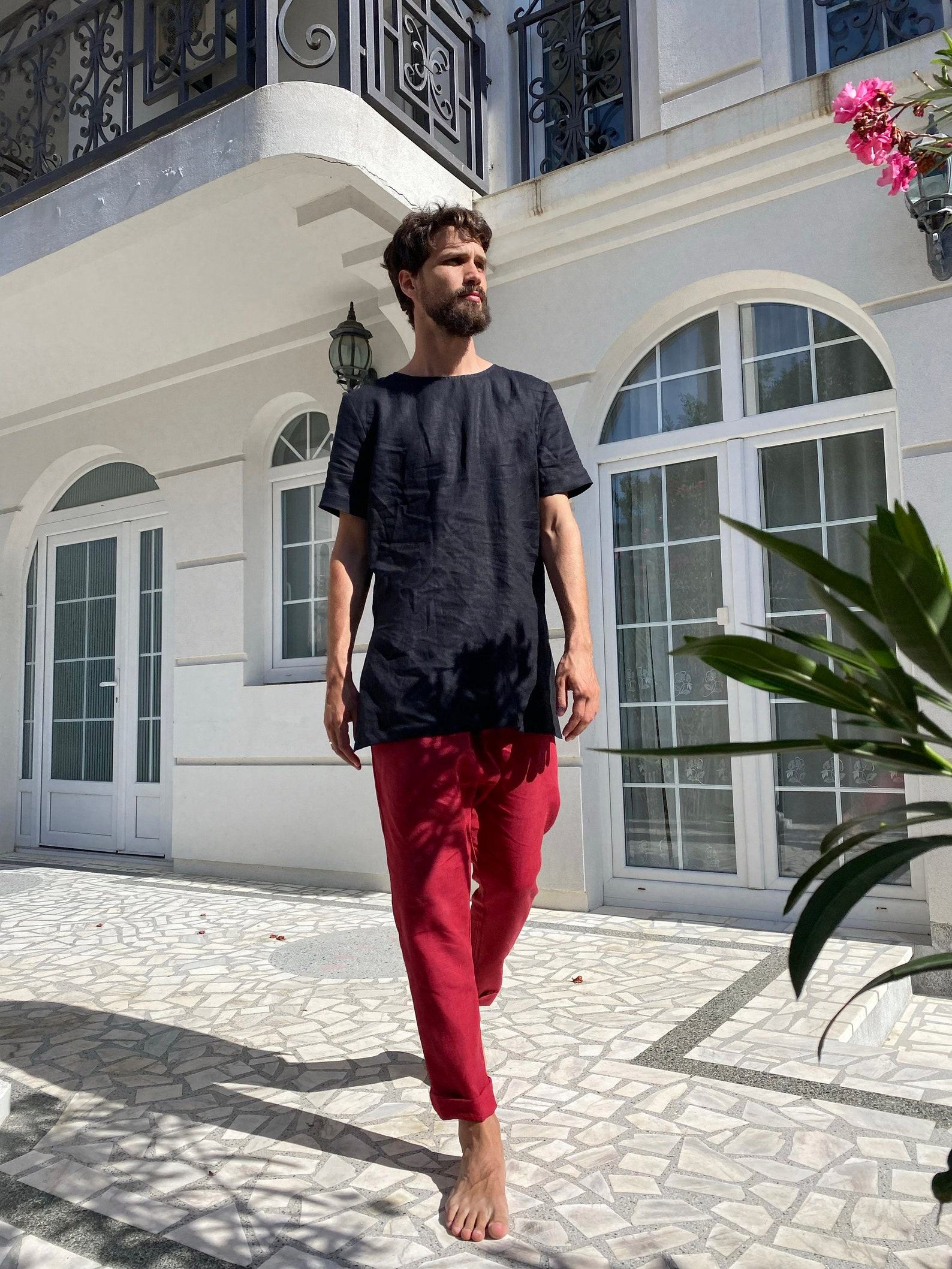 Breezy Linen Lounge Pants Sustainable Comfort for Summer and Beyond - Image 2